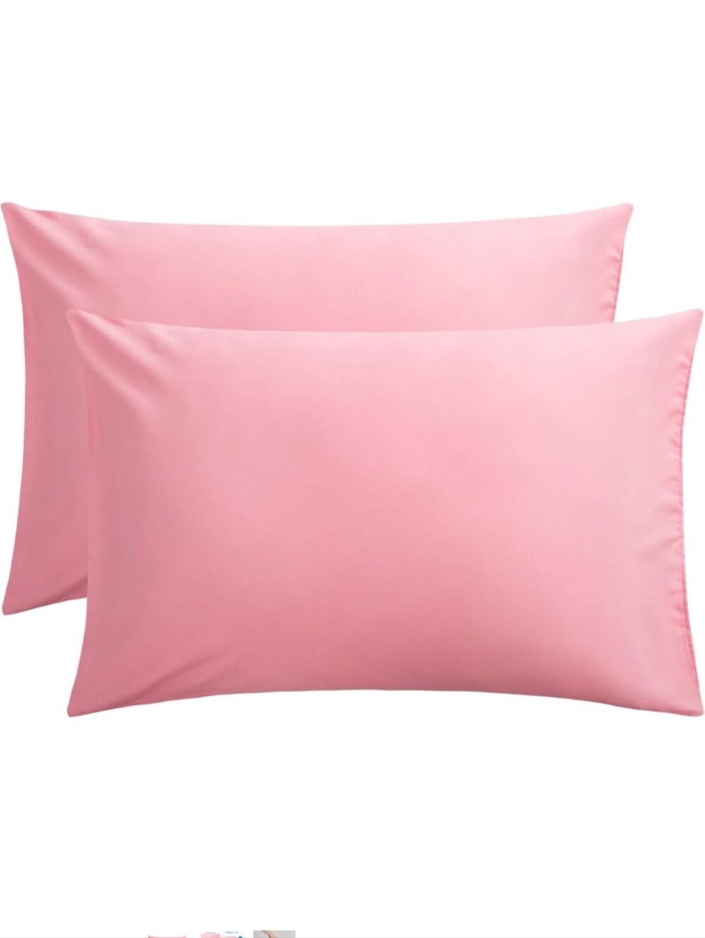 FLXXIE Pillow Cases Standard, Set Of 2, Envelope Closure, Wrinkle Resistant